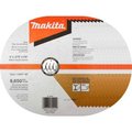 Makita Makita INOX Thin Cut-Off Wheel, 60 Grit, Type 1, 9in Dia x 5/64inT x 7/8in Cntr Hole Dia, 10/Pk B-12675-10